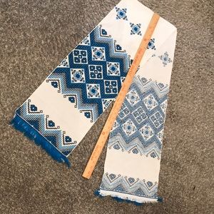 Beautiful cross stitch table runner